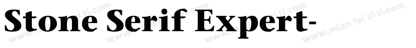 Stone Serif Expert字体转换